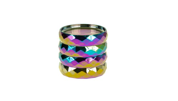 Champ High - Pollinatorgrinder 4tlg. - Rainbow Diamond BIG - D 60 mm - Rainbow