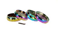 Champ High - Pollinatorgrinder 4tlg. - Rainbow Diamond BIG - D 60 mm - Rainbow