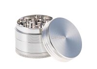 Pollinator Alugrinder "Dipse-Logo" 4 tlg. H 41 mm D 50 mm - Silber