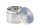 Pollinator Alugrinder "Dipse-Logo" 4 tlg. H 41 mm D 50 mm - Silber