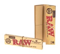 RAW Classic Connoisseur - unbleached - King Size Slim - 32 Blättchen + 32 Filtertips