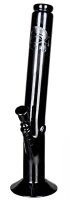 Black Artline Glasbong 18,8er - Zylinder Skull/Totenkopf - H 42 cm D 50 mm - Schwarz