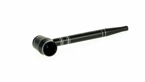 Purpfeife "Screen Prince" Sieblose Pfeife Farbe: Schwarz L 120 mm