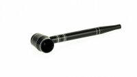 Purpfeife "Screen Prince" Sieblose Pfeife Farbe: Schwarz L 120 mm