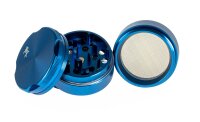 Black Leaf Alugrinder Pollinator / Sieb "New Edge" D 38 mm H 38 mm Farbe: Blau