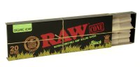 RAW Organic Hemp Black - King Size - Jointhülsen Cones - 20 Stk.