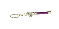 Metallpfeife "Key chain pipe" L 6,5 cm - versch. Farben
