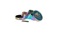 GIZEH Pollinatorgrinder 4tlg. D 50 mm - Rainbow/Icy