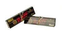 RAW Classic Black Connoisseur - unbleached - King Size Slim - 32 Blättchen + 32 Filtertips