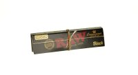 RAW Classic Black Connoisseur - unbleached - King Size Slim - 32 Blättchen + 32 Filtertips
