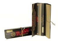 RAW Classic Black Connoisseur - unbleached - King Size Slim - 32 Blättchen + 32 Filtertips