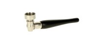 Holzpfeife mit Metallkopf 10 cm