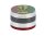 Pollinator Grinder - Glitzer Hanfblatt - D 50 mm H 35 mm - Rasta Farben
