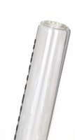 Glasbong "Breitseite" Zylinder gebogen H 400 mm D 55 mm NS 18,8 mm