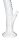 Glasbong "Breitseite" Zylinder gebogen H 400 mm D 55 mm NS 18,8 mm