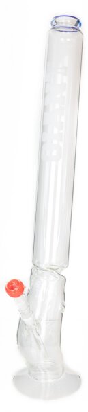 GIANT Glasbong 18,8er - Bolt - H 750 mm D 75 mm WS 5 mm - gerader Aufbau + knick - ICE