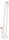 GIANT Glasbong 18,8er - Bolt - H 750 mm D 75 mm WS 5 mm - gerader Aufbau + knick - ICE