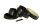 Black Leaf Pollinator Grinder mit Bild - Buds - D 50 mm H 40 mm - Schwarz
