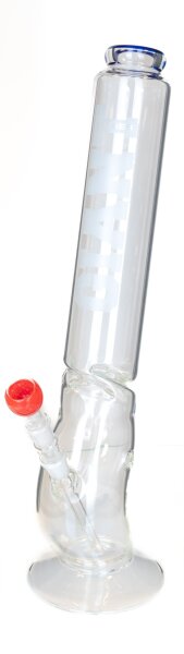GIANT Glasbong 18,8er - Bolt - H 54 cm D 75 mm WS 5 mm - Zylinder + Knick - ICE
