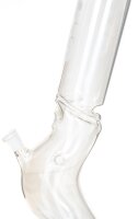 GIANT Glasbong 18,8er - Bolt - H 54 cm D 75 mm WS 5 mm - Zylinder + Knick - ICE