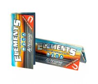 Elements Aficionado - King Size Slim - 33 Blättchen + 33 Filtertips + Tray