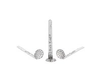 3er Paket Hängesiebe Stahl "Black Leaf" High Quality 12 mm