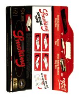 Smoking Deluxe (Black) - King Size Slim - 33 Blättchen + 34 Filtertips