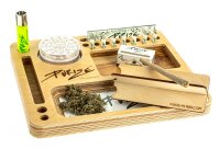 Purize All-In-One Kit - Rolling Tray/Bauunterlage inkl. Kunststoffgrinder, Purize-Clipper, Papers &