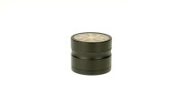 Thorinder Mini - Pollinator/Sieb Grinder H 42 mm D 50 mm - Farbe: Schwarz/Orange
