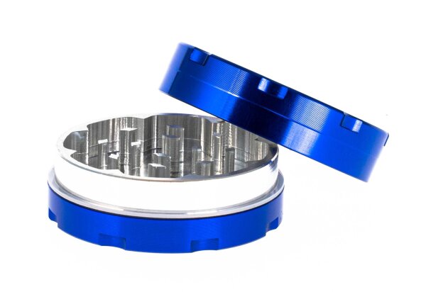 Alugrinder "Coloured" 2 tlg. H 20 mm D 50 mm - Blau