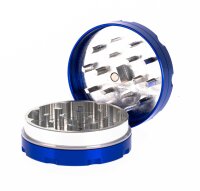 Alugrinder "Coloured" 2 tlg. H 20 mm D 50 mm - Blau