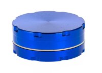 Alugrinder "Coloured" 2 tlg. H 20 mm D 50 mm - Blau