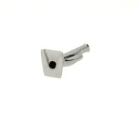 Staubsauger Ziehrohr fü die Nase in Silber (Nickel)