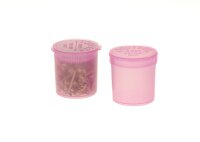 Kunststoffdose mit Pop Up Deckel - 20ml D 32 mm H 36 mm - Pink