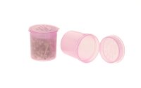Kunststoffdose mit Pop Up Deckel - 20ml D 32 mm H 36 mm - Pink