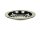 Metallaschenbecher "Rauchen Saufen Rumhuren" - metallic rund - D 13,5 cm