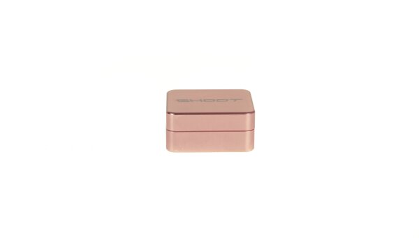 GHODT Metallgrinder 2 tlg. - Square - Quadratisch 50 mm - Pink