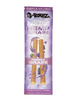 G-Rollz - Hanf Blunt - Purple Grape (Traube) - vorgerollt mit Maisfilter - 2 Stück