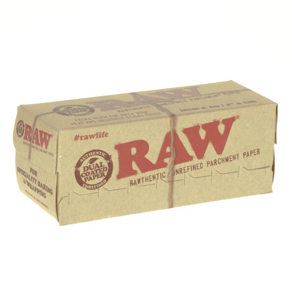 Raw Pergamentpapier für Harze & Öle Rolle 100 mm x 4m