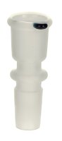 Bam Bam Bhole - Glaskopf 18,8er - Sandgestrahlt mit blauem Rollstopper