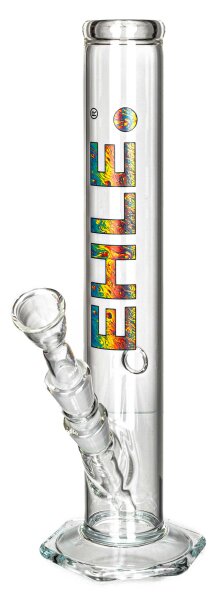 Ehle Glasbong Zylinder 500ml "Psychedelic" - NS 18,8 mm
