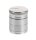 Pollinator Alugrinder "Dipse-Logo" 4 tlg. H 36 mm D 30 mm - Silber