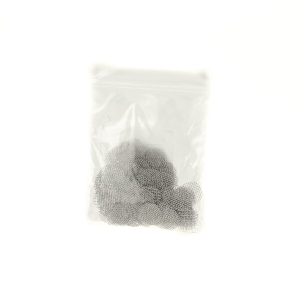 100x Stahlsiebe 10 mm in Beutel