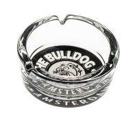 Glasaschenbecher "Bulldog" D 10 cm