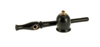 Holzpfeife / Kawumm L 15 cm - Schwarz