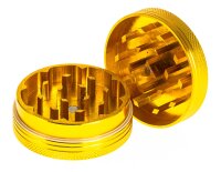 Black Leaf Alugrinder D 50 mm Farbe: Gold