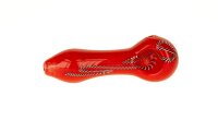 Glaspfeife / Purpfeife 12 cm "Farbig, Kringel" Nr.73
