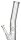 G-Spot Glasbong "Eiszylinder" ohne Panzerschliff H 40 cm D 50 mm
