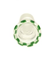 Plaisir Glaskopf 18,8er "Pimp" Mittel/Grün-Weiß