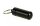 Pulverdose/Pillendose aus Metall H 4,3 cm - Schwarz